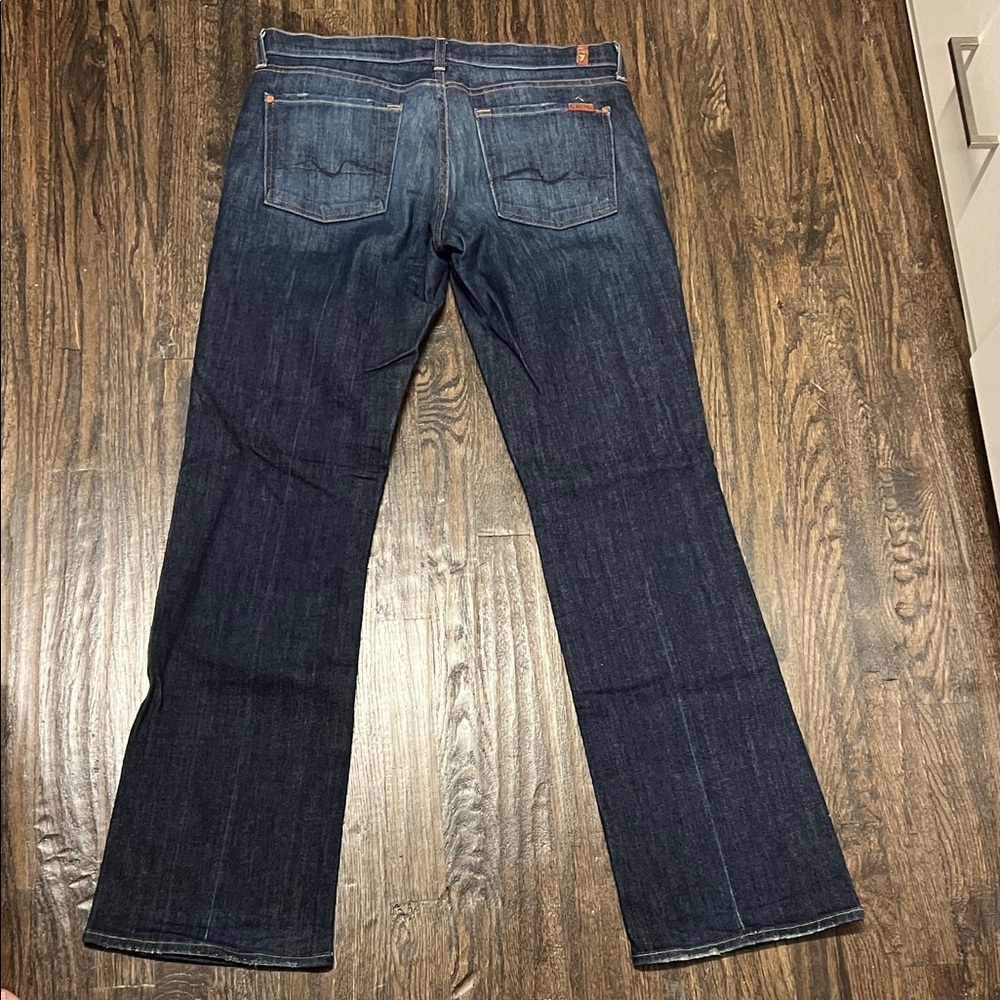 7 For All Mankind Indigo Boot Cut Jeans